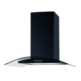 CATA UBSCG60BK 60Cm Curved Glass Cooker Hood