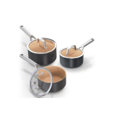 Ninja CW93000UK Cookware 3-Piece Set - Apricot & Grey