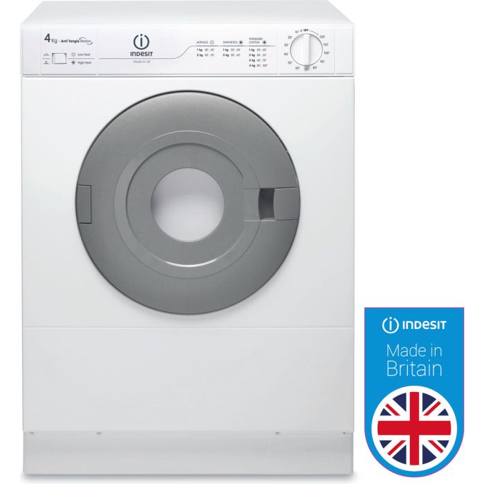 Wash House Ltd | Indesit 4Kg Compact Vented Tumble Dryer - White | Euronics | Stourport | Hereford | Worcester